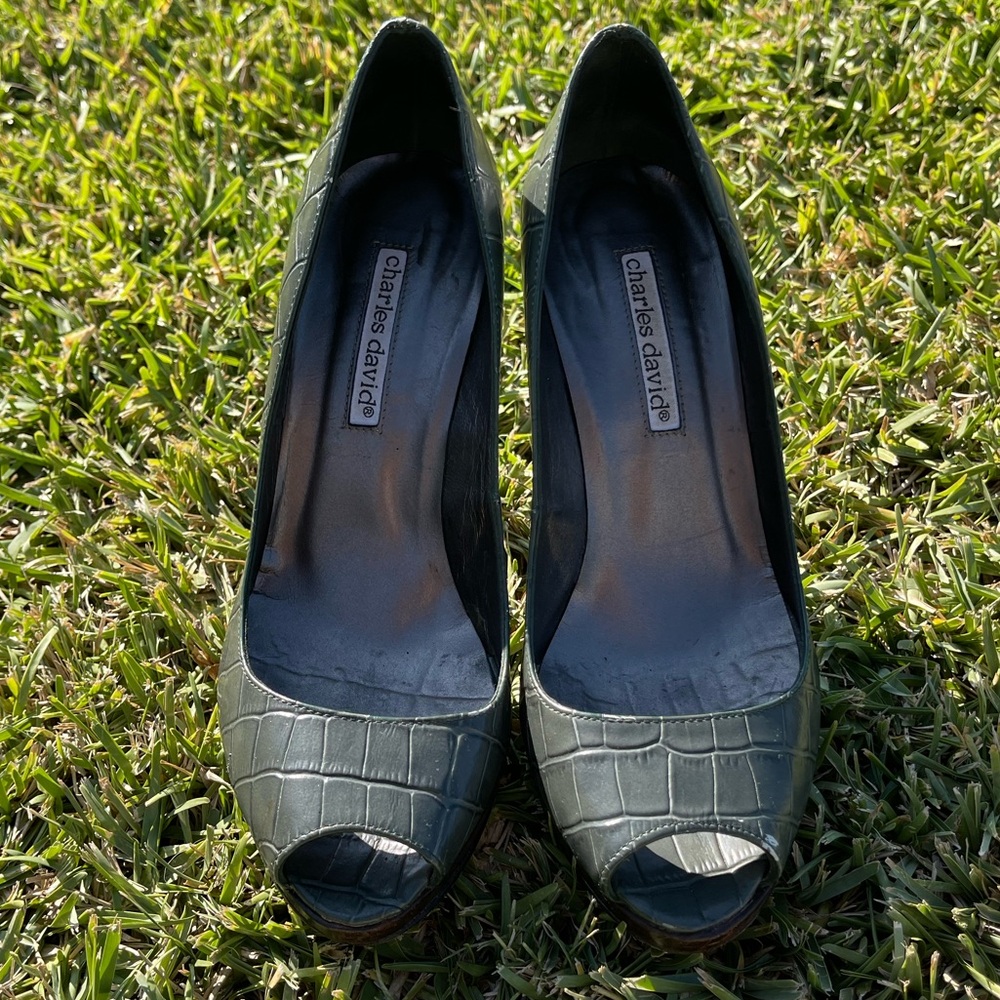 Charles David Peep Toe Shoes. •Size 6 1/2
